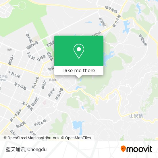 蓝天通讯 map
