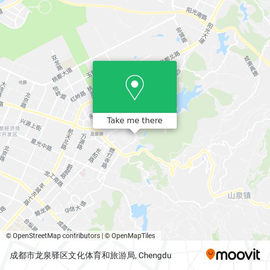 成都市龙泉驿区文化体育和旅游局 map