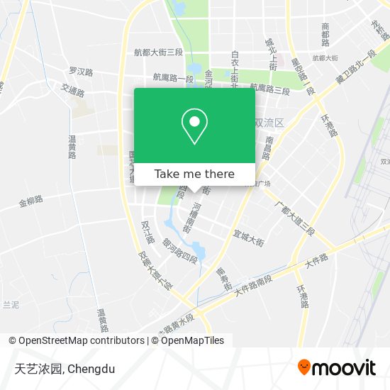 天艺浓园 map