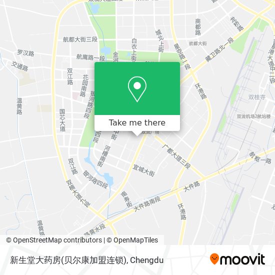新生堂大药房(贝尔康加盟连锁) map