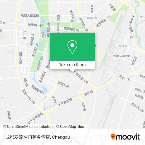 成都双流名门商务酒店 map