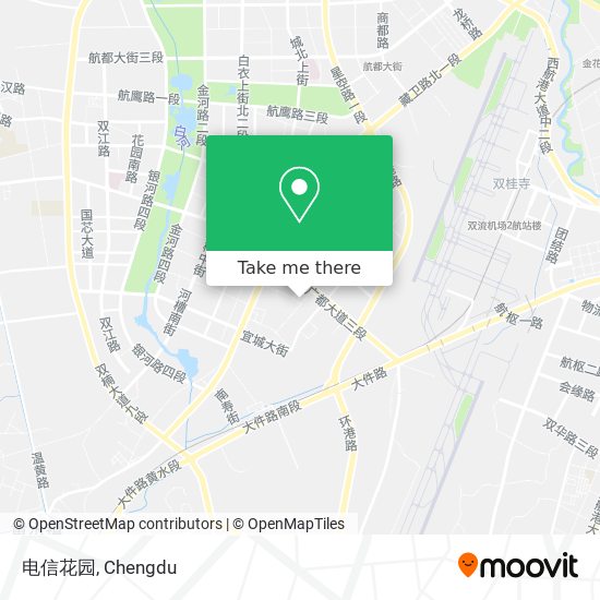 电信花园 map