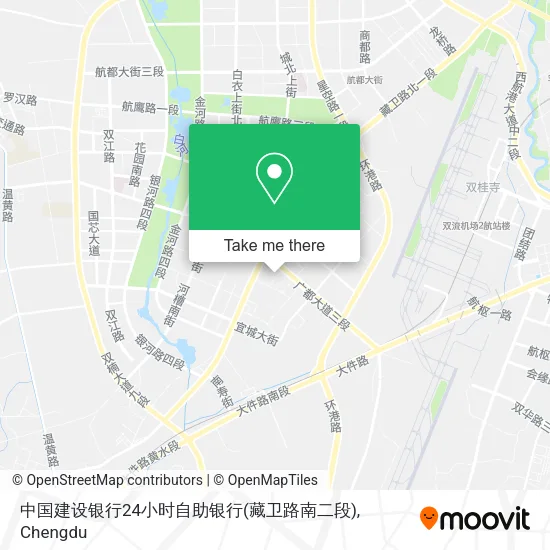 中国建设银行24小时自助银行(藏卫路南二段) map