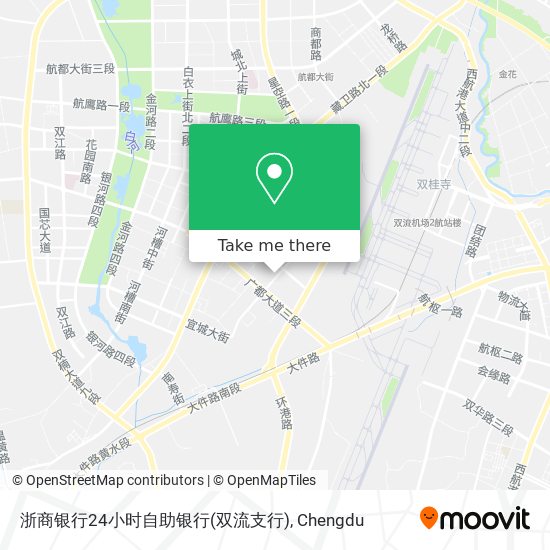 浙商银行24小时自助银行(双流支行) map