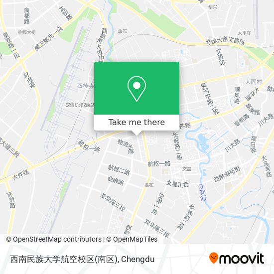西南民族大学航空校区(南区) map