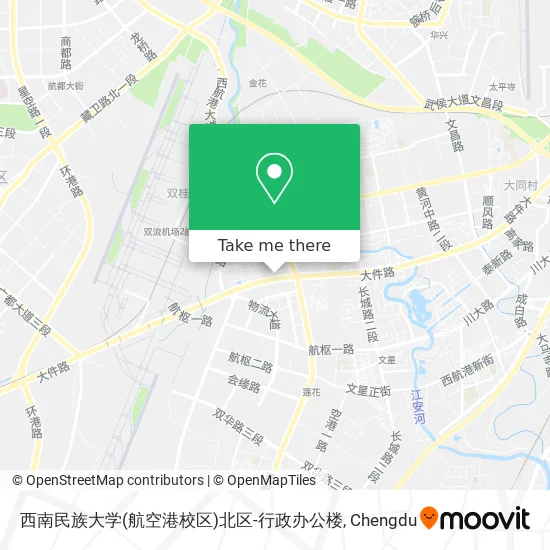 西南民族大学(航空港校区)北区-行政办公楼 map