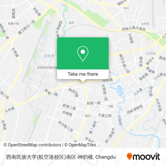 西南民族大学(航空港校区)南区-神韵楼 map