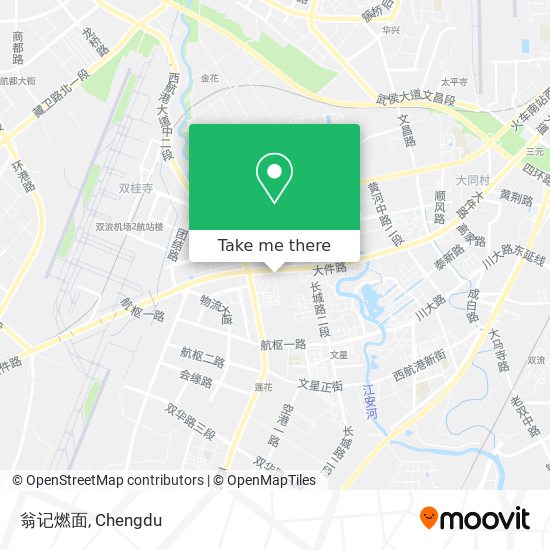 翁记燃面 map