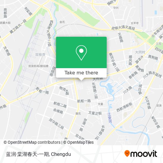 蓝润·棠湖春天-一期 map