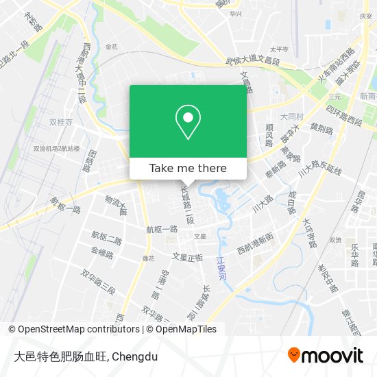 大邑特色肥肠血旺 map
