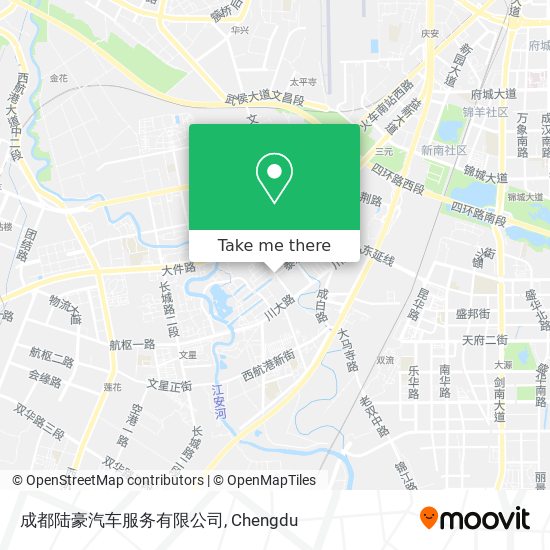 成都陆豪汽车服务有限公司 map