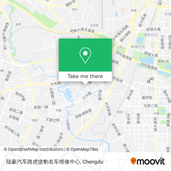 陆豪汽车路虎捷豹名车维修中心 map