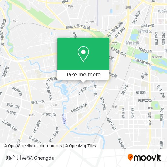 顺心川菜馆 map