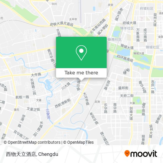西物天立酒店 map