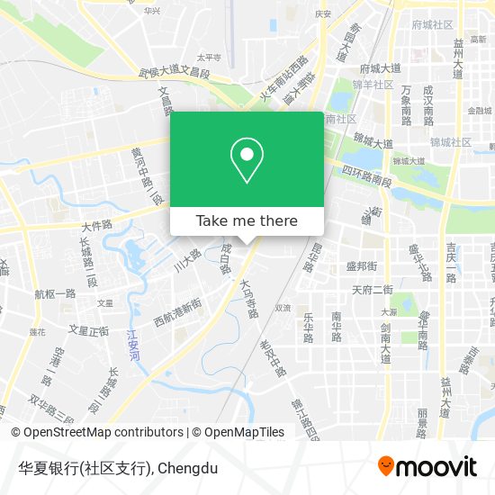 华夏银行(社区支行) map