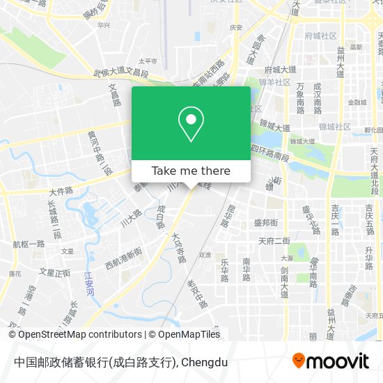中国邮政储蓄银行(成白路支行) map