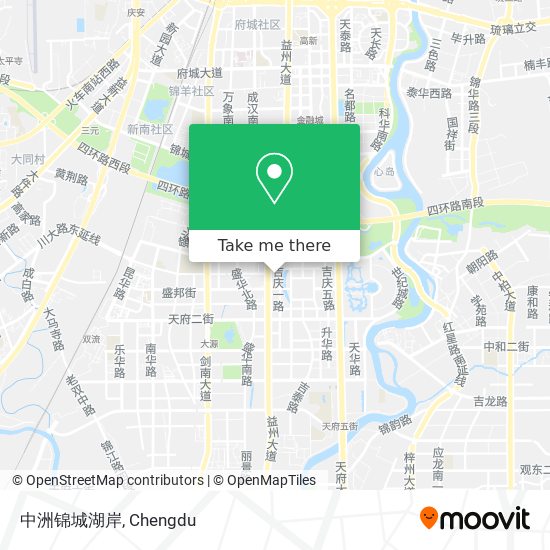 中洲锦城湖岸 map