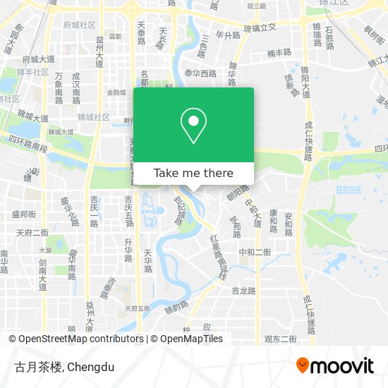 古月茶楼 map