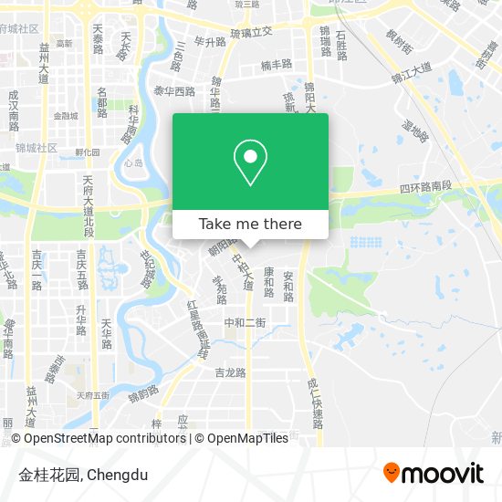 金桂花园 map