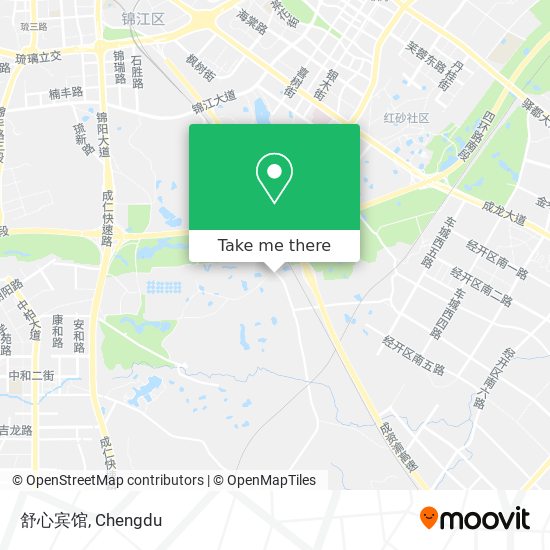 舒心宾馆 map