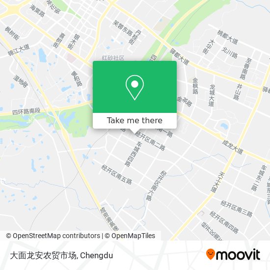 大面龙安农贸市场 map