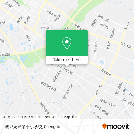 成都龙泉第十小学校 map