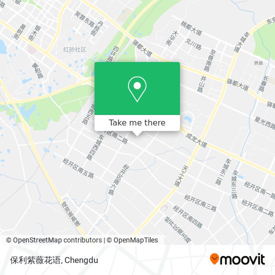 保利紫薇花语 map