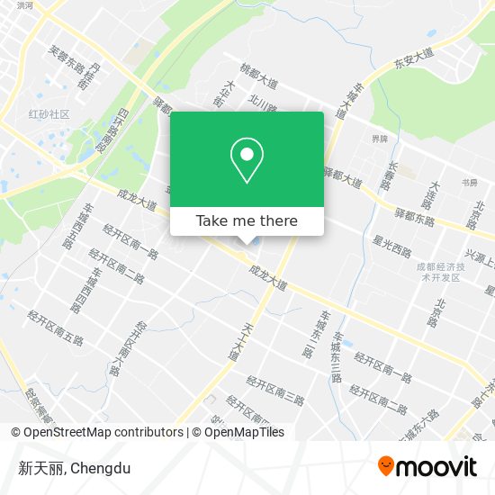 新天丽 map