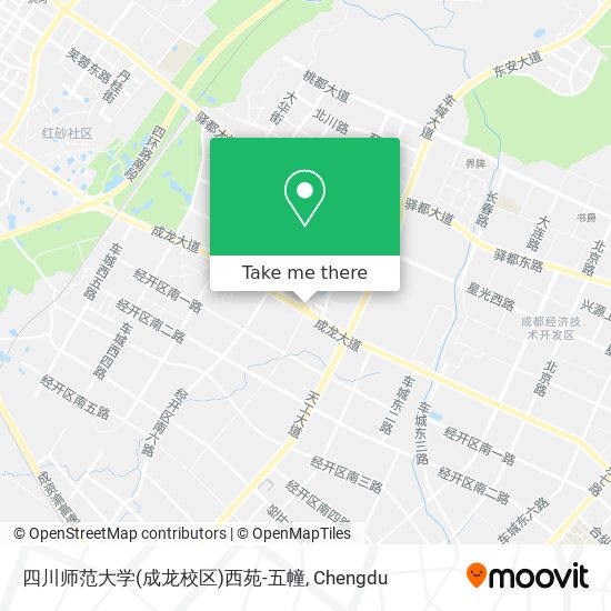 四川师范大学(成龙校区)西苑-五幢 map