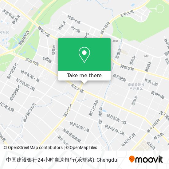中国建设银行24小时自助银行(乐群路) map