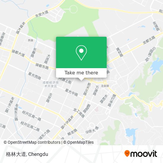 格林大道 map