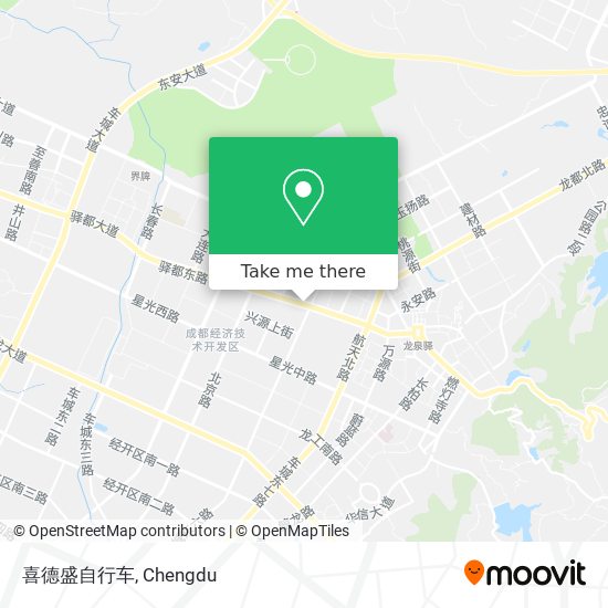 喜德盛自行车 map