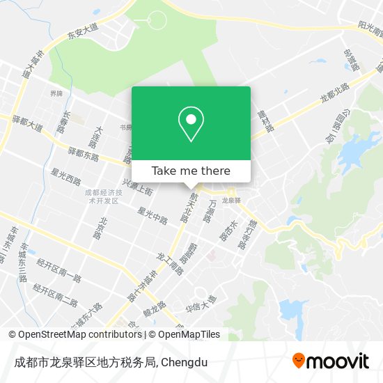 成都市龙泉驿区地方税务局 map