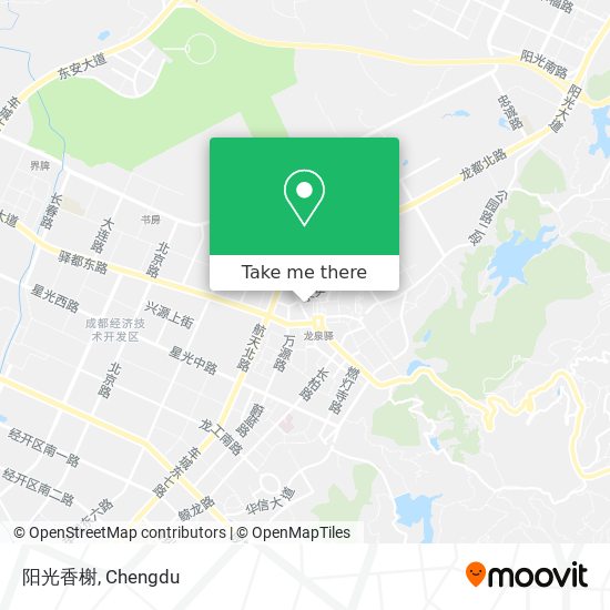 阳光香榭 map