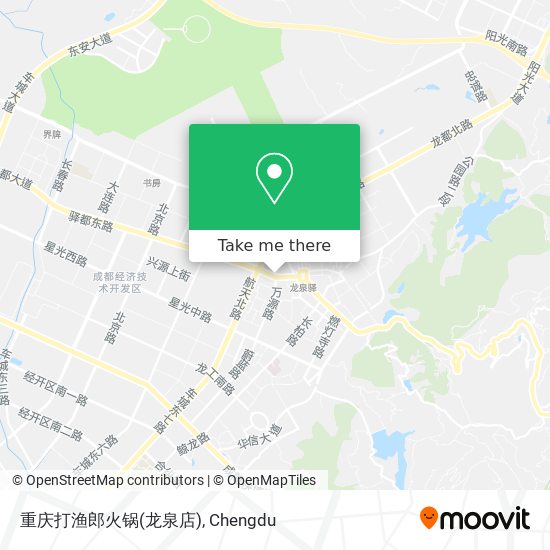 重庆打渔郎火锅(龙泉店) map