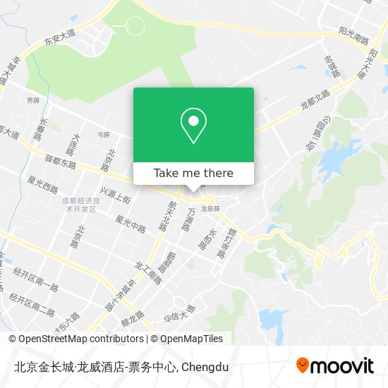 北京金长城·龙威酒店-票务中心 map