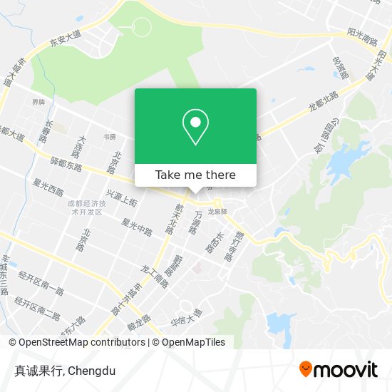 真诚果行 map