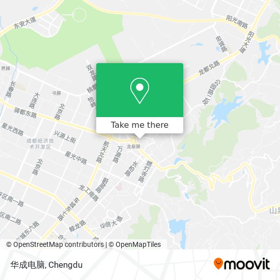 华成电脑 map
