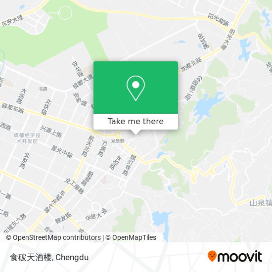 食破天酒楼 map