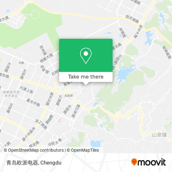 青岛欧派电器 map