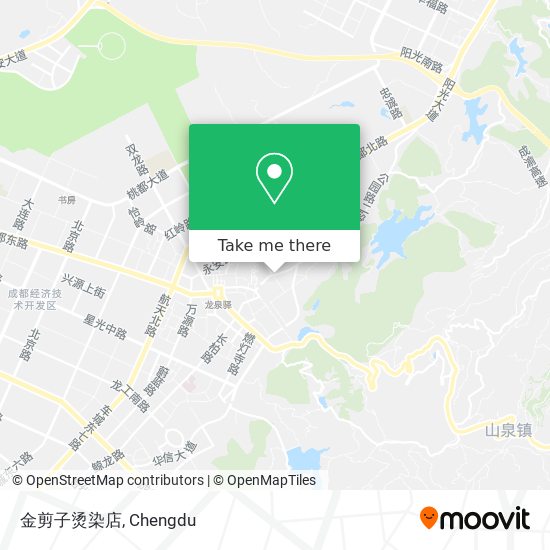 金剪子烫染店 map