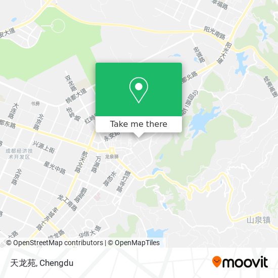 天龙苑 map
