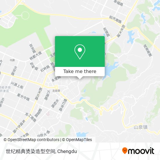 世纪精典烫染造型空间 map