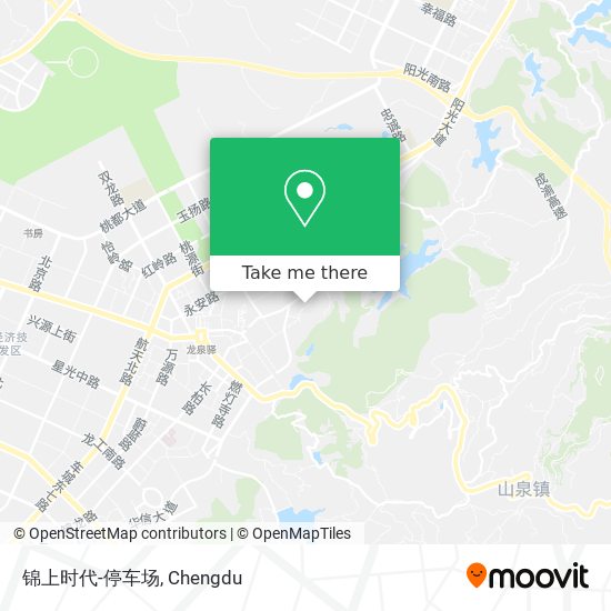 锦上时代-停车场 map