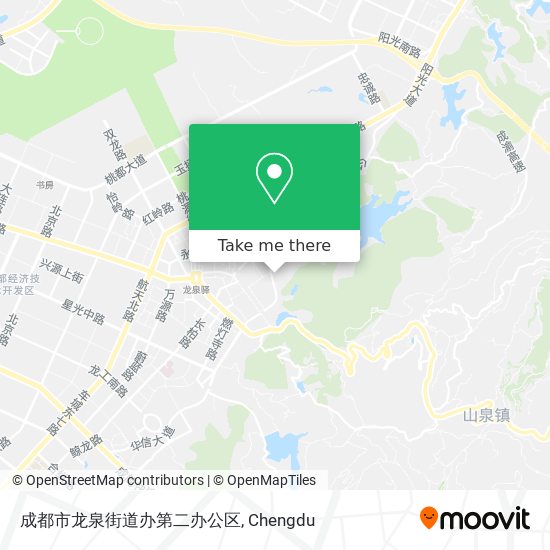成都市龙泉街道办第二办公区 map