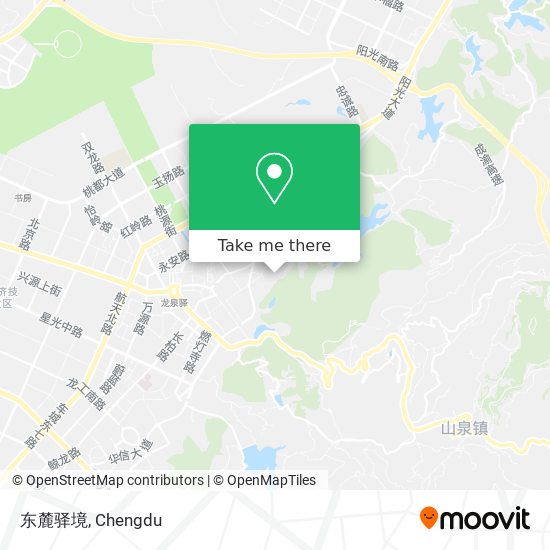 东麓驿境 map