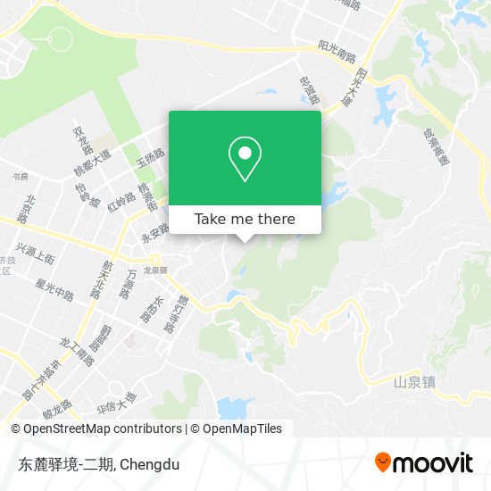 东麓驿境-二期 map