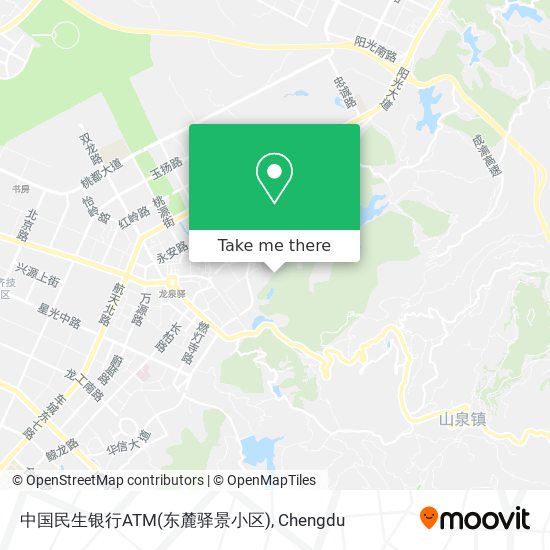 中国民生银行ATM(东麓驿景小区) map