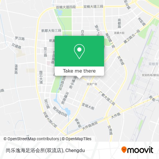 尚乐逸海足浴会所(双流店) map