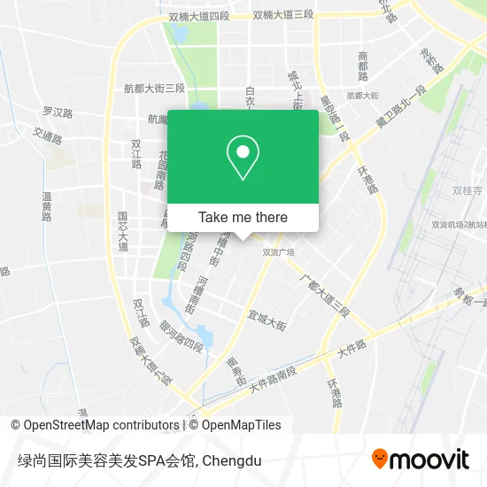 绿尚国际美容美发SPA会馆 map